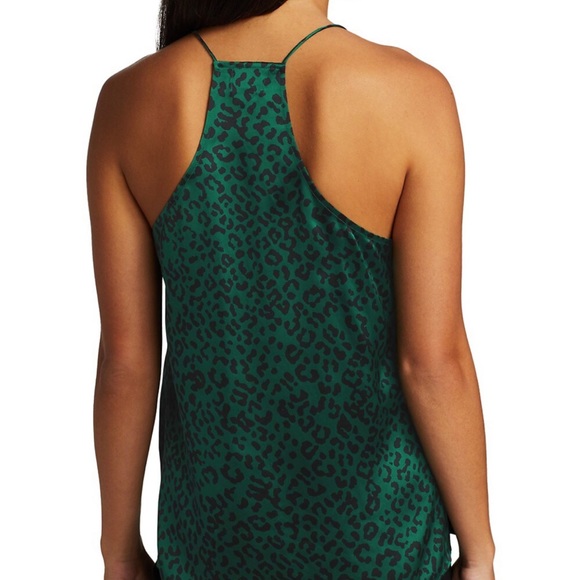 CAMI NYC Racerback Emerald Leopard Camisole - Picture 3 of 11